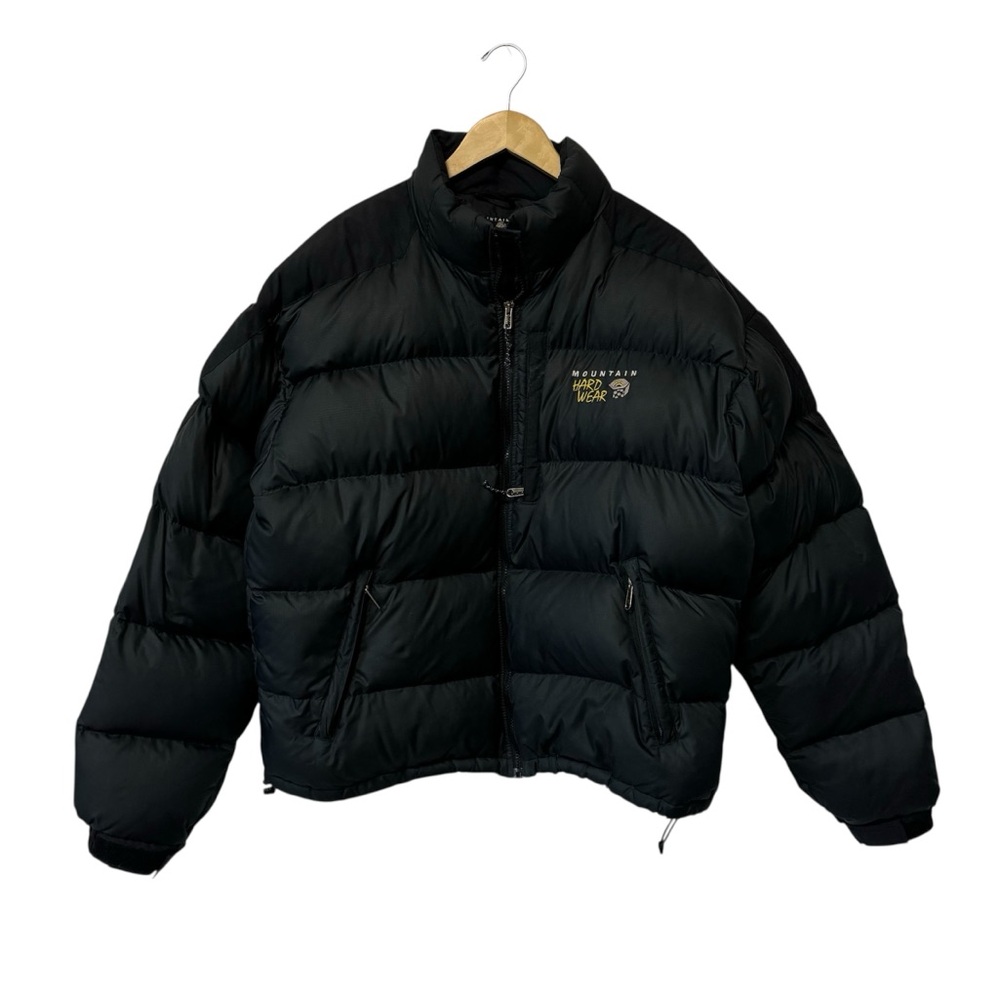 Vtg Mountain Hardwear Mens XL‎ Sub Zero Black Goose Down Puffer Jacket Coat
